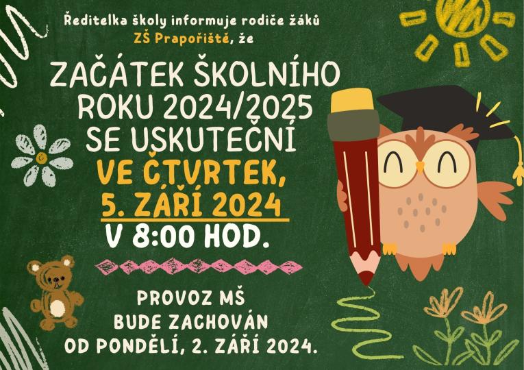 začátek školního roku