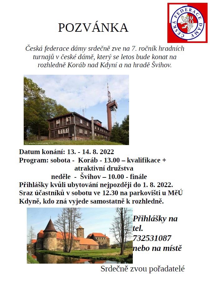 turnaj v dámě_plakát