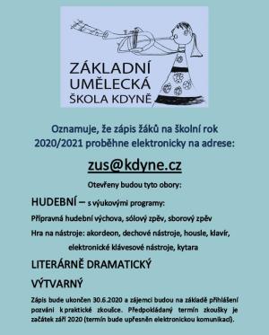 zápis_ZUŠ Kdyně